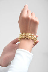 Pulsera eslabones cortos