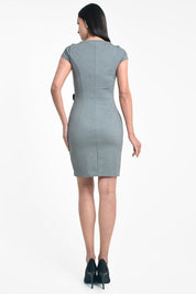vestido VE-0092 gris Xuss imagen 3